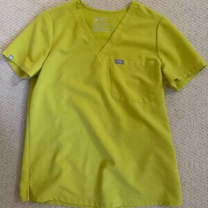 FIGS Limeade Catarina One-Pocket Scrub Top